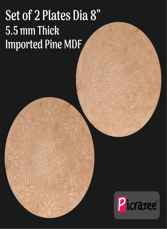 PICRAZEE مجموعة الرسم والتلوين الخشبية للأطفال من PICRAZEE | ألواح MDF مستوردة من خشب الصنوبر بسمك 5.5 مم مع علامات مسبقة، تتضمن 6 ألوان وفرشتين ولوحة ألوان وحامل | مجموعة أنشطة الرسم والتلوين كهدية - Image 3